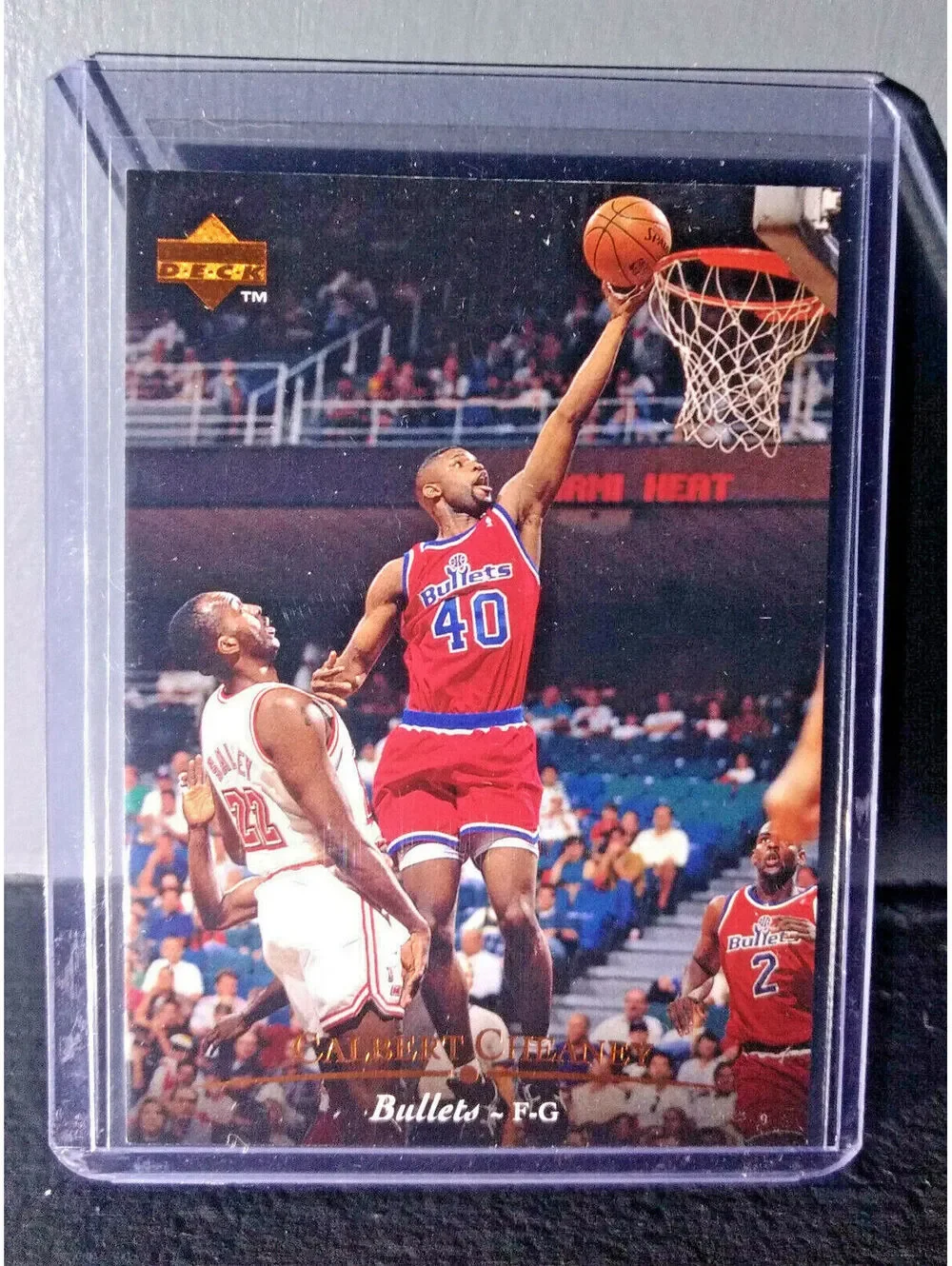 1995-96 Upper Deck Calbert Cheaney #21 Basketball Card